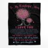 Mother’s Day Blanket For Mom I Love You For All The Times Blanket From Daughter, Blankets For Mothers Day