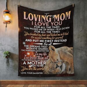 Mother’s Day Blanket For Mom I Love&hellip;