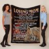 Mother’s Day Blanket For Mom I Love You For All The Times Blanket Heart Tree, Blankets For Mothers Day