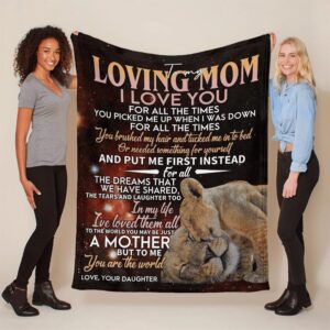 Mother’s Day Blanket For Mom I Love&hellip;