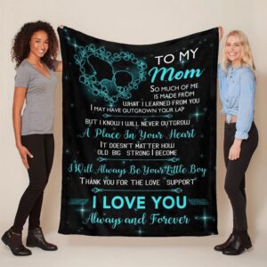 Mother’s Day Blanket For Mom I Love&hellip;