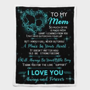 Mother s Day Blanket For Mom I Love You Forever And Always Blanket Blankets For Mothers Day 2 vczusi.jpg