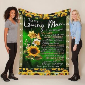 Mother’s Day Blanket For Mom I Love&hellip;