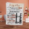 Mother’s Day Blanket For Mom It’S Not Easy For A Woman To Raise A Man Blanket, Blankets For Mothers Day