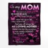 Mother’s Day Blanket For Mom Thanks For The Sacrifices You Make Every Day Roses Blanket From Daughter, Blankets For Mothers Day