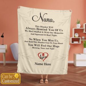 Mother’s Day Blanket For Nana This Blanket&hellip;