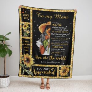 Mother’s Day Daughter To Mom Blanket For&hellip;