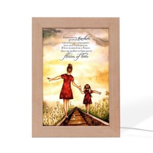 Mother’s Day Frame Lamp Mama Was My&hellip;