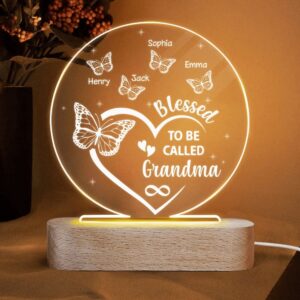 Mother’s Day Led Lights, Heart Butterflies Grandma&hellip;