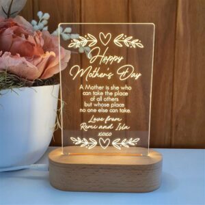 Mother’s Day Led Lights, Heart Flourish 3D&hellip;