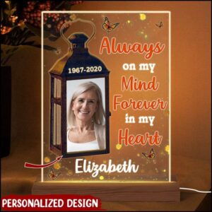 Mother’s Day Led Lights, Personalized Memorial Photo&hellip;
