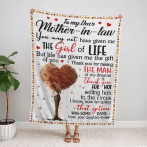 Mother’s Day Mother In Law Blanket For&hellip;