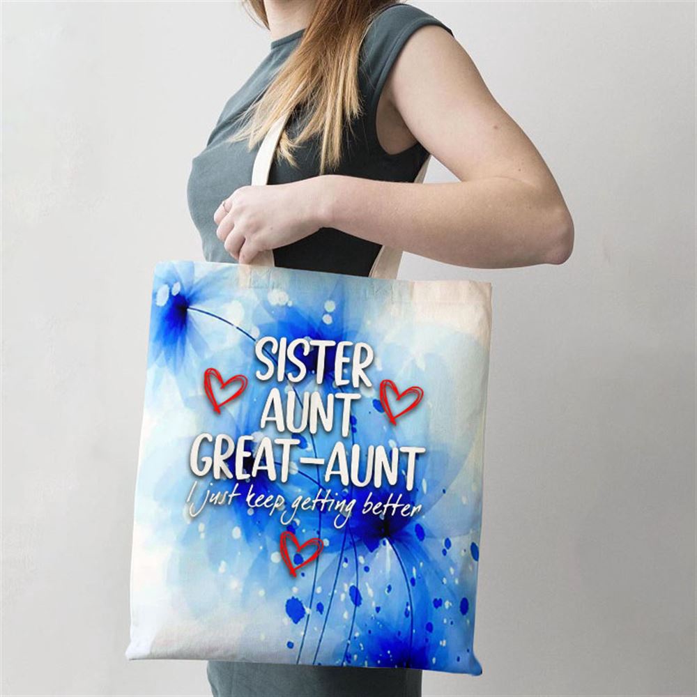 Mothers Day Gifts From Grandkids Sister Aunt Great Aunt Tote Bag, Mom Tote Bag, Tote Bags For Moms, Gift Tote Bags
