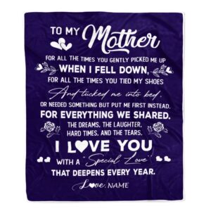 My Mom Blanket from Daughter Son I Love You With A Special Love Personalized Blanket For Mom Mother s Day Gifts Blanket 1 yxisoj.jpg