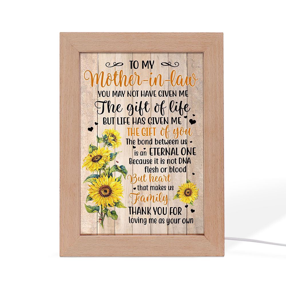 My Mother-In-Law Frame Lamp, Picture Frame Light, Frame Lamp, Mother’s Day Gifts