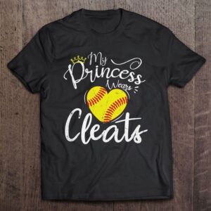 My Princess Wears Cleats Funny Baseball Softball&hellip;
