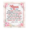 Nana Blanket From Granddaughter Grandson Thank You For The Love, Personalized Blanket For Mom, Mother’s Day Gifts Blanket