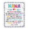 Nana Blanket From Grandkids We Hugged This Blanket Mail Letter, Personalized Blanket For Mom, Mother’s Day Gifts Blanket