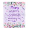 Nana Blanket From Grandkids We Hugged This Blanket, Personalized Blanket For Mom, Mother’s Day Gifts Blanket