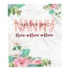 Nanny Blanket From Kids We Love You Grandparent, Personalized Blanket For Mom, Mother’s Day Gifts Blanket