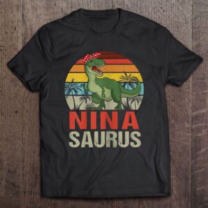 Ninasaurus T Rex Dinosaur Funny Nina Saurus&hellip;