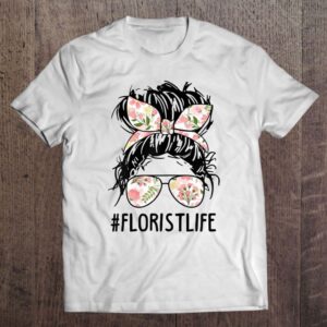 Nn Messy Bun Florist Life Plant Flower&hellip;