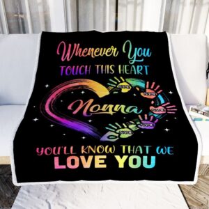 Nonna Blanket From Grandkids Granddaughter Grandson We Love You Grandparent Personalized Blanket For Mom Mother s Day Gifts Blanket 2 x7g4vd.jpg
