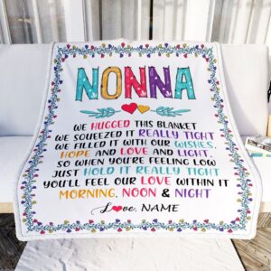 Nonna Blanket From Grandkids We Hugged This Blanket Personalized Blanket For Mom Mother s Day Gifts Blanket 2 o8c4ps.jpg