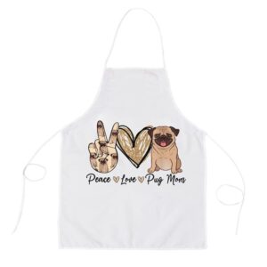 Peace Love Pug Mom Funny Dog Mom&hellip;
