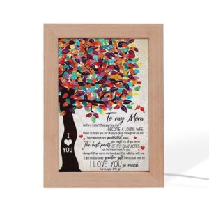 Personalized Frame Lamp To My Mom From&hellip;