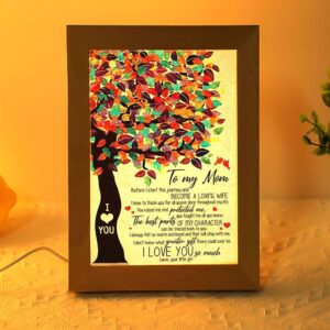 Personalized Frame Lamp To My Mom From&hellip;