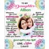 Personalized Name Photo To My Daughter Mom Love You Gift Ideas From Mom Blanket, Blankets For Mothers Day, Mother’s Day Gifts Blanket Personalized Name Photo To My Daughter Mom Love You Gift Ideas From Mom Blanket, Blankets For Mothers Day, Mother’s Day Gifts Blanket
