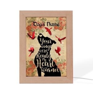 Pit Bull My Heart Frame Lamp, Picture&hellip;