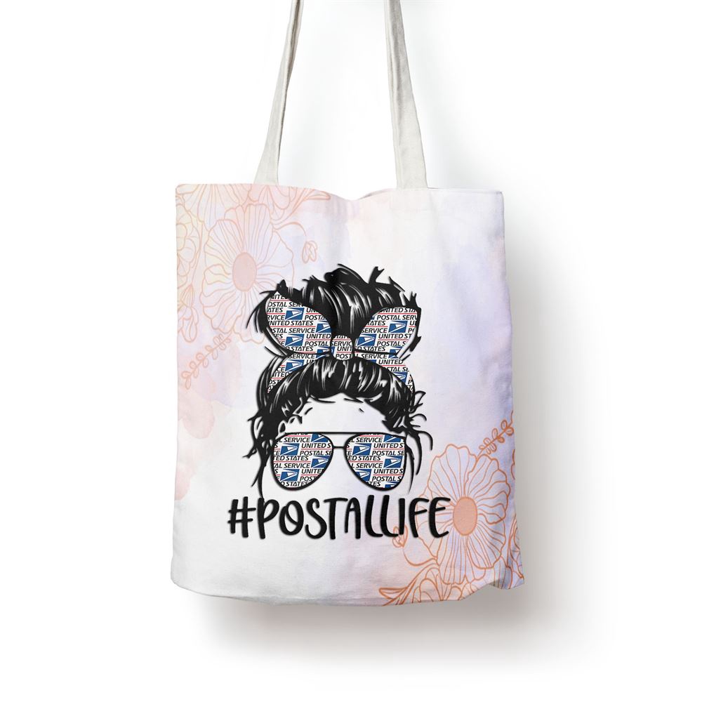 Postallife Mothers Day Mail Carrier Postal Worker Mailwoman Tote Bag, Mom Tote Bag, Tote Bags For Moms, Mother’s Day Gifts