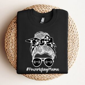 Powerlifting Mama Messy Bun Powerlifting Mom Powerlifter&hellip;