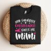 Promoted To Great Mimi Est 2024 Mothers Day Flower Sweatshirt, Mother Sweatshirt, Sweatshirt For Mom, Mum Sweatshirt