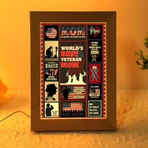 Proud Of Veteran Mom Frame Lamp Prints&hellip;
