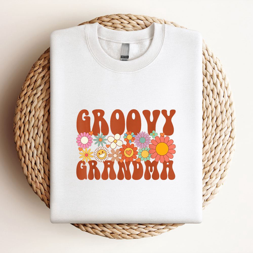 Retro Groovy Grandma Matching Family Party Mothers Day Sweatshirt, Mother Sweatshirt, Sweatshirt For Mom, Mum Sweatshirt Retro Groovy Grandma Matching Family Party Mothers Day Sweatshirt, Mother Sweatshirt, Sweatshirt For Mom, Mum Sweatshirt