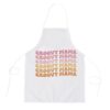 Retro Groovy St Patricks Day Lucky Mama Smile Mom Mother Apron, Mothers Day Apron, Mother’s Day Gifts