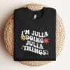 Retro Groovy Im Layla Doing Layla Things Funny Mothers Day Sweatshirt, Mother Sweatshirt, Sweatshirt For Mom, Mum Sweatshirt