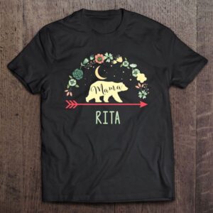 Rita Name Shirt Floral Mama Bear Mothers&hellip;