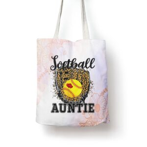 Softball Auntie Leopard Game Day Aunt Mother&hellip;