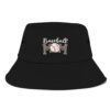 Softball Baseball Mom Leopard Tee Mothers Day Bucket Hat, Mother Day Hat, Mother’s Day Gifts