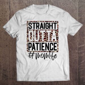 Straight Outta Patience Mom Life Leopard Plaid&hellip;