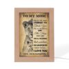 Thanks Mom And Dad Frame Lamp, Picture Frame Light, Frame Lamp, Mother’s Day Gifts