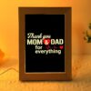 Thank You Mom Frame Lamp, Picture Frame Light, Frame Lamp, Mother’s Day Gifts