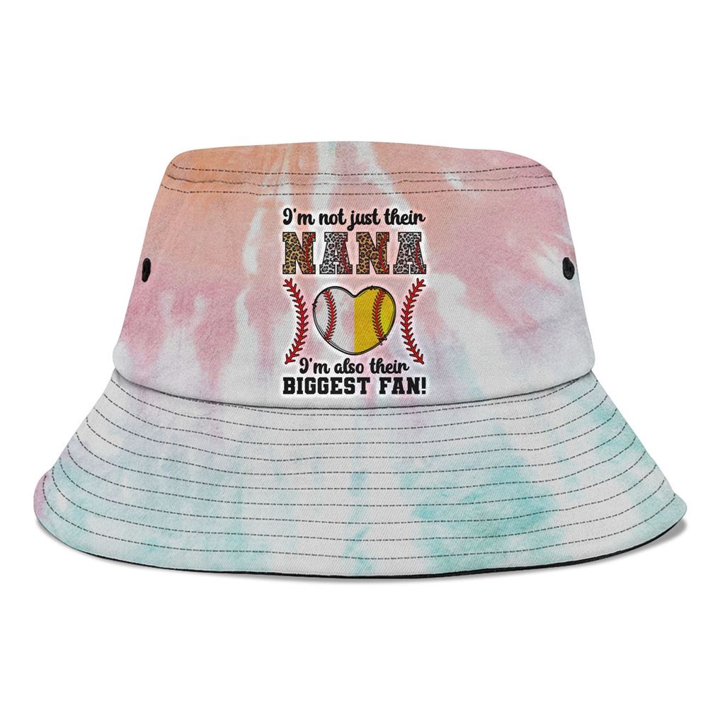 Their Biggest Fan Nana Softball Baseball Nana Grandma Premium Bucket Hat, Mother Day Hat, Mother’s Day Gifts Their Biggest Fan Nana Softball Baseball Nana Grandma Premium Bucket Hat, Mother Day Hat, Mother’s Day Gifts