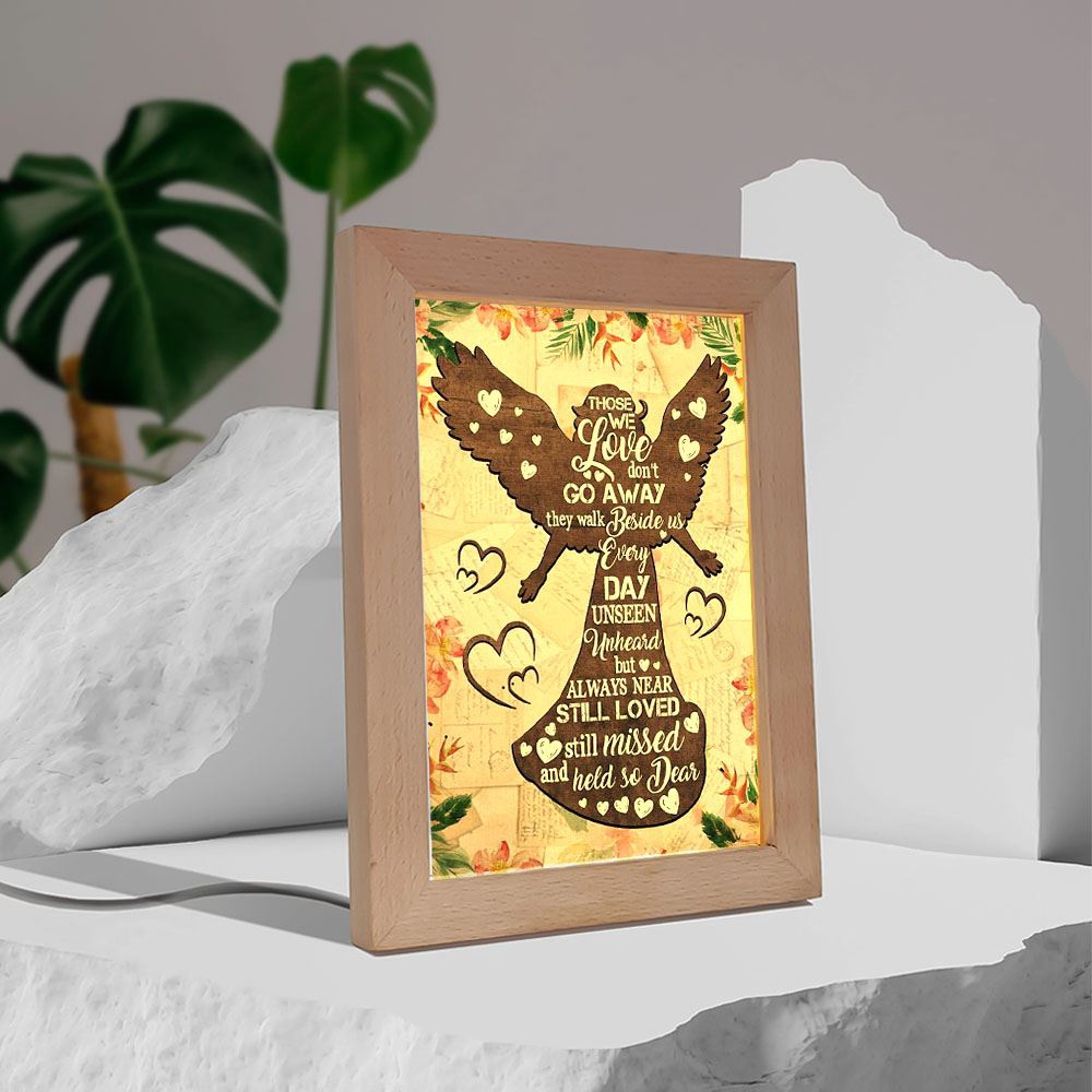 Those We Love Don’T Go Away Frame Lamp, Picture Frame Light, Frame Lamp, Mother’s Day Gifts