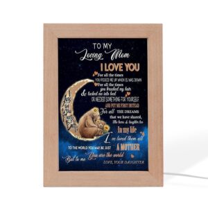 To Me You’Re The World Frame Lamp,&hellip;