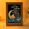 To Me You’Re The World Frame Lamp, Picture Frame Light, Frame Lamp, Mother’s Day Gifts